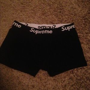 Black supreme boxers authentic